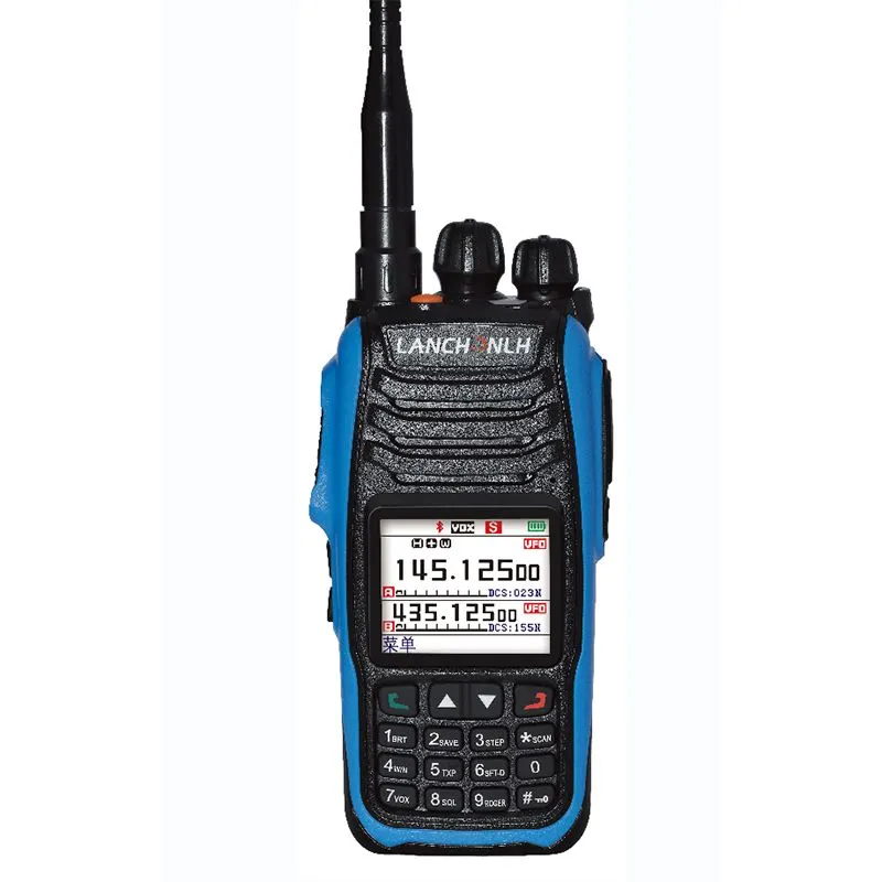 Digitaalisen DMR: n ja analogisen VHF/UHF walkie talkie -kannettavan radiossa tutkimuksen tutkiminen
